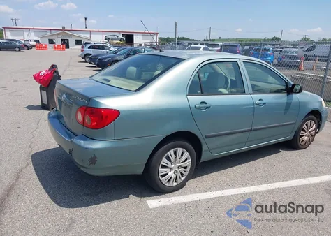 2006 Toyota Corolla Ce из США, поврежденный, VIN 2T1BR32E86C581612